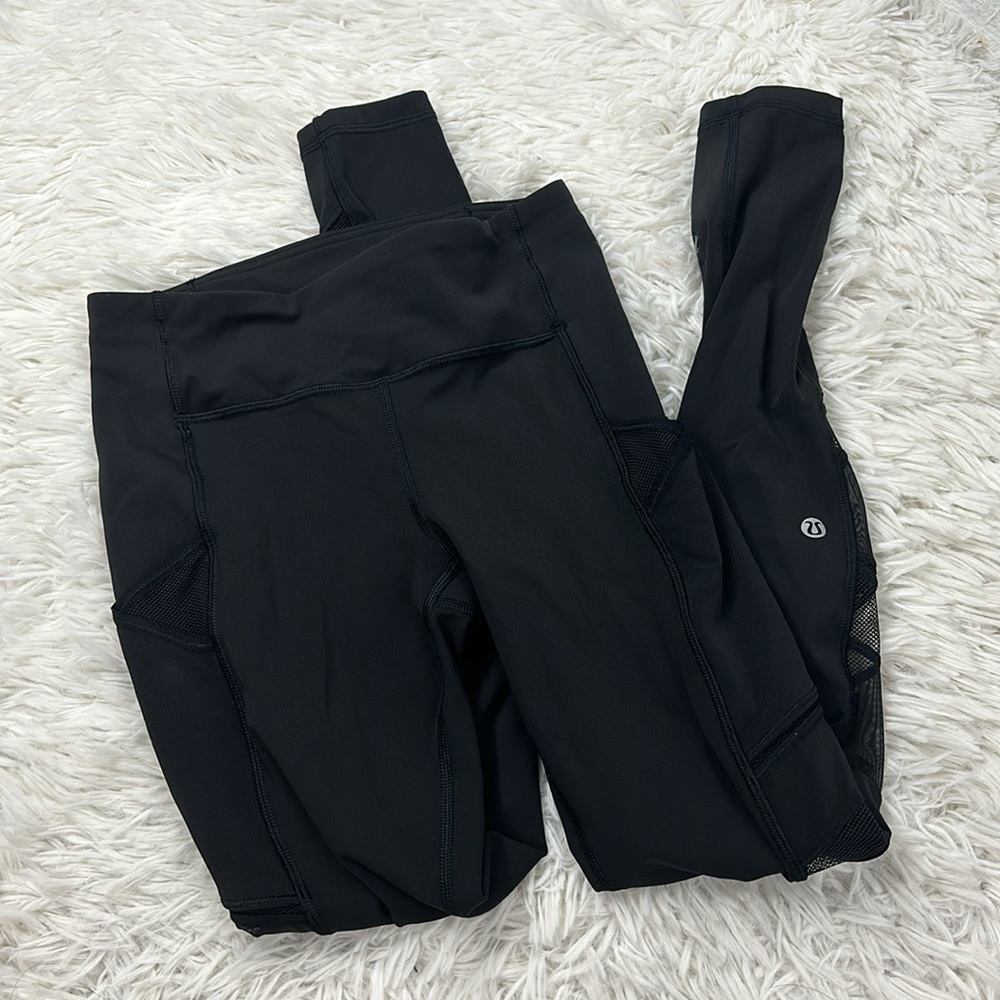 Lululemon Speed Up Tight *Mesh 28" Black